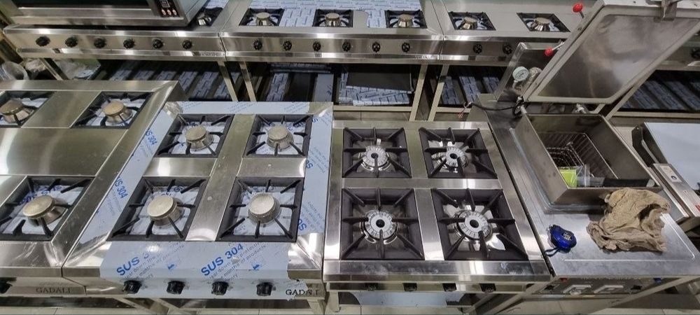 Газ плита 6 конфорки газ плита Gaz plita газ плита из нержавейки gazpl