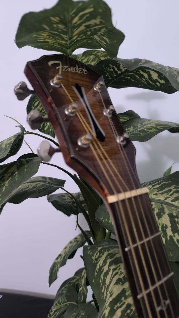 Fender FA-345ce Auditorium 3-Tone Tea Burst