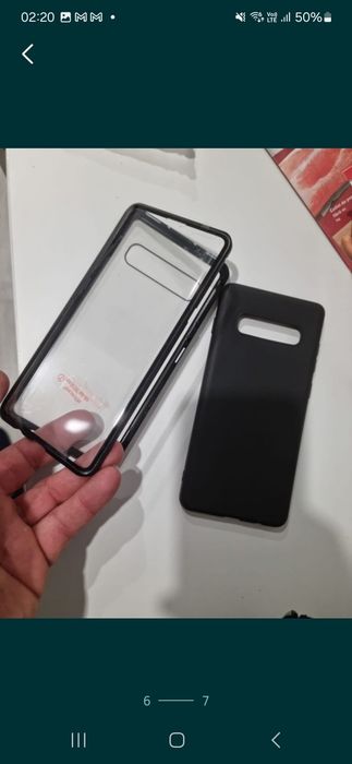 Husa S10 Plus  sticla securizata