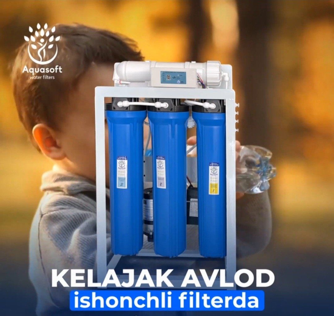 Filtrlar ichimlik suvi uchun.