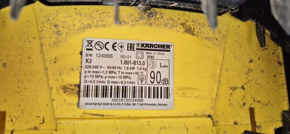 Karcher k3 defect.