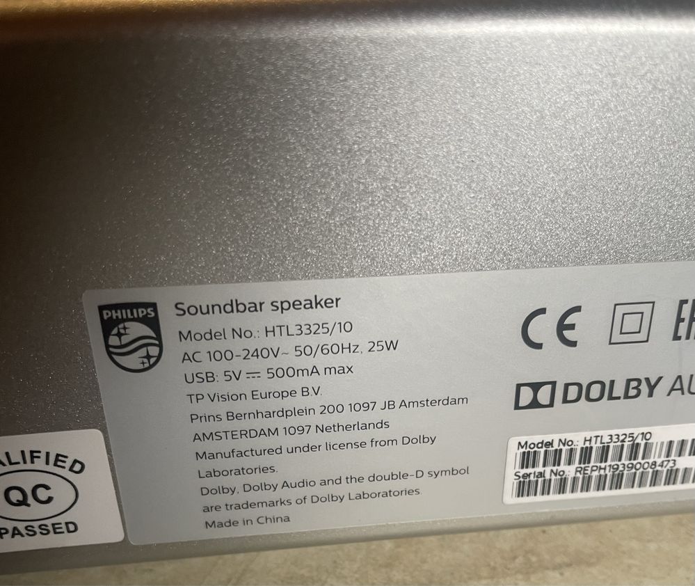 SoundBar Philips със Subwoofer Bluetooth 300W
