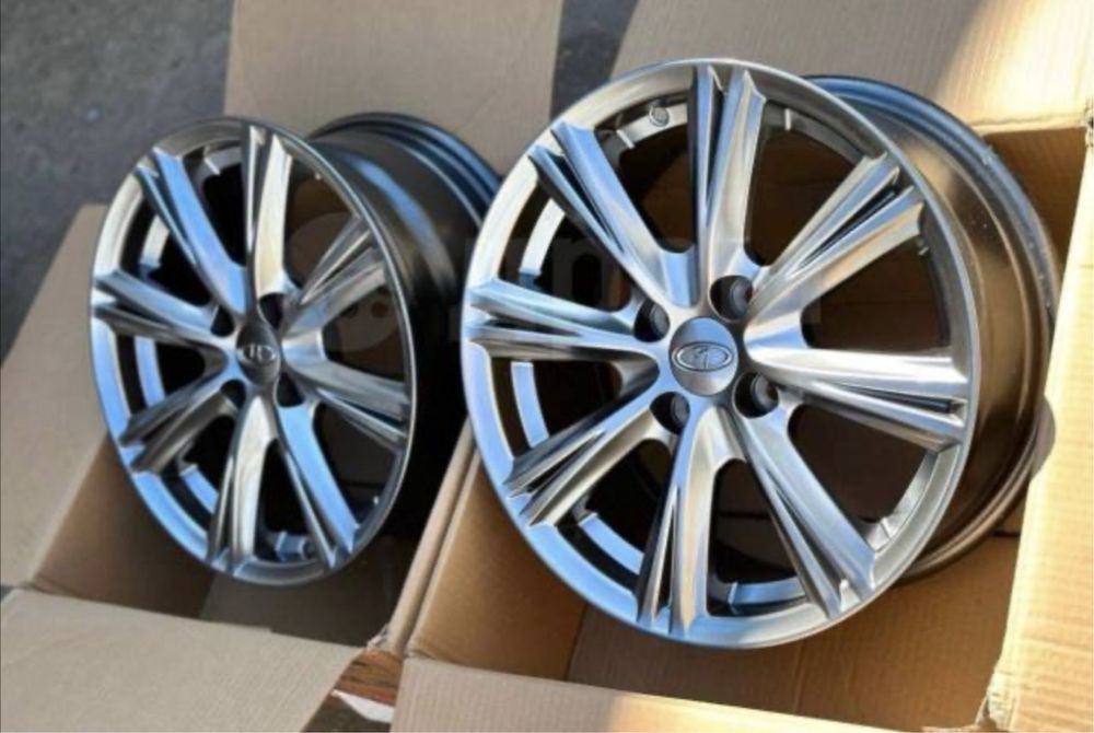 Диски Аттика ГРАФИТ  R15 на ВАЗ ровные без варки ,новые почти