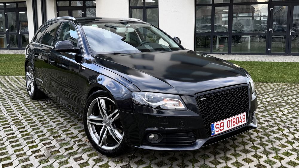 Audi A4 B8 2009 E5 3.0 D 245 CP Quattro S-Line Manual 6+1 Led Gume Noi