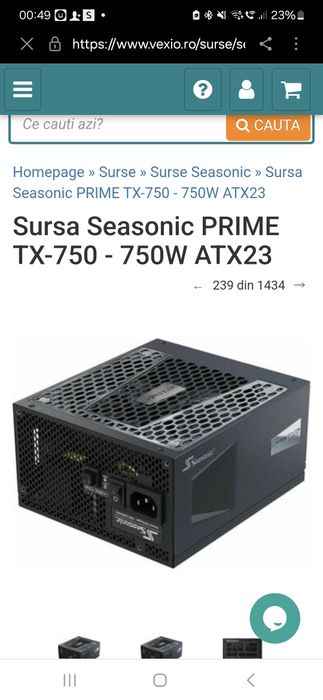 Sursa Pc Seasonic prime Gold 750w