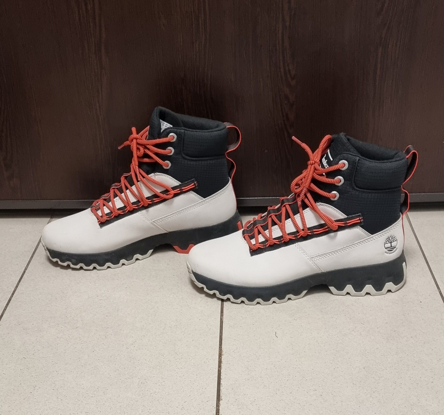 Ghete Timberland Albe GS Edge