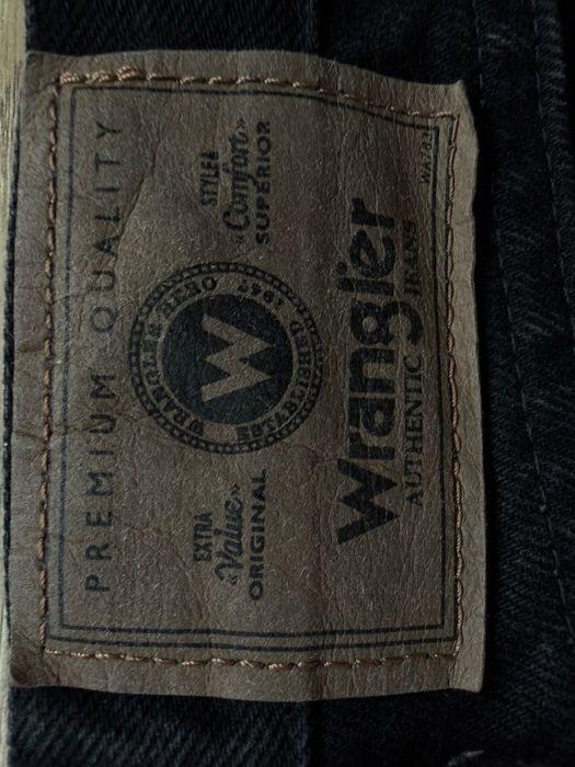 Blugi WRANGLER Negru Barbati | Marime 36 x 30 (Talie 92 cm)