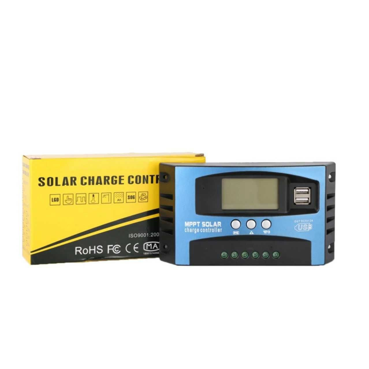 Controler solar MPPT 80A 100A regulator panouri fotovoltaice 12V 24V