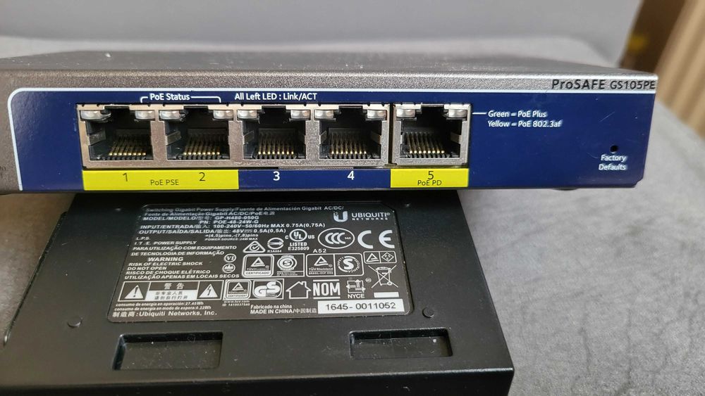 Netgea ProSafe Switch GS105PE  fuctional