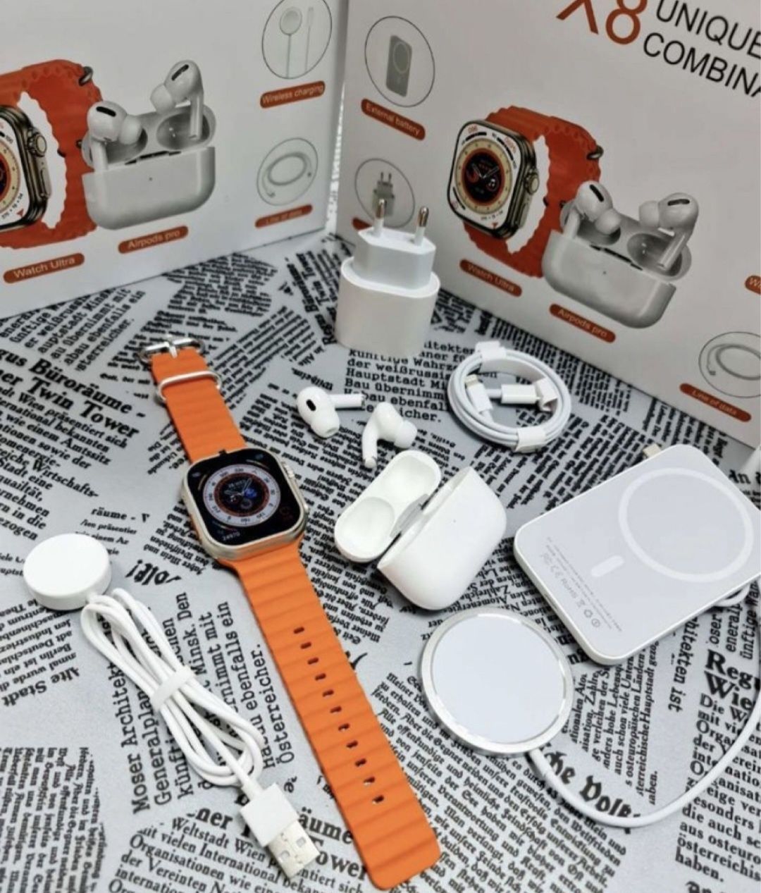 Apple watch 8 ultra набор 6 в 1