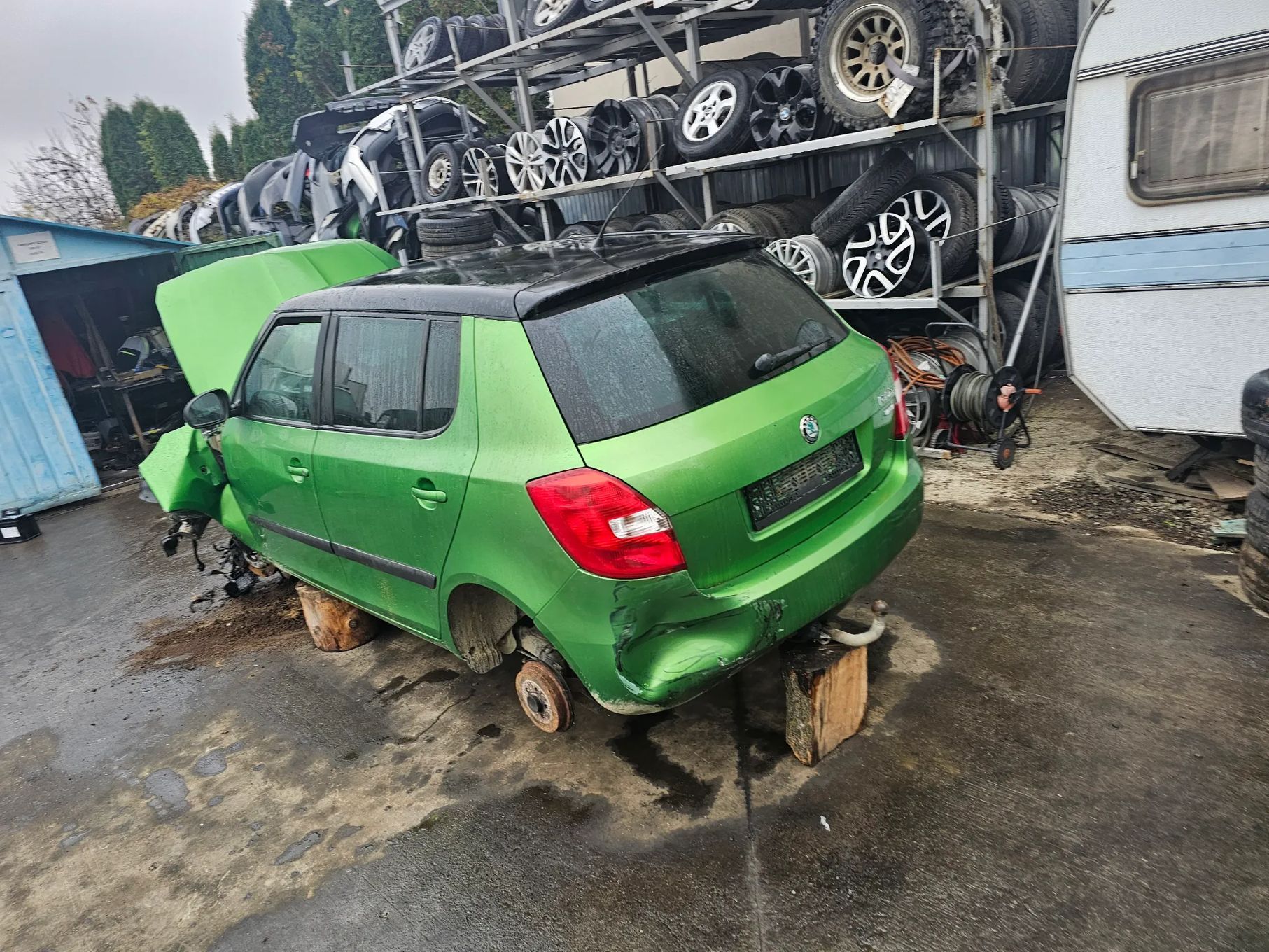Dezmembrez Skoda Fabia 2 facelift 1.2 TDI cod motor CFW 114.000 km