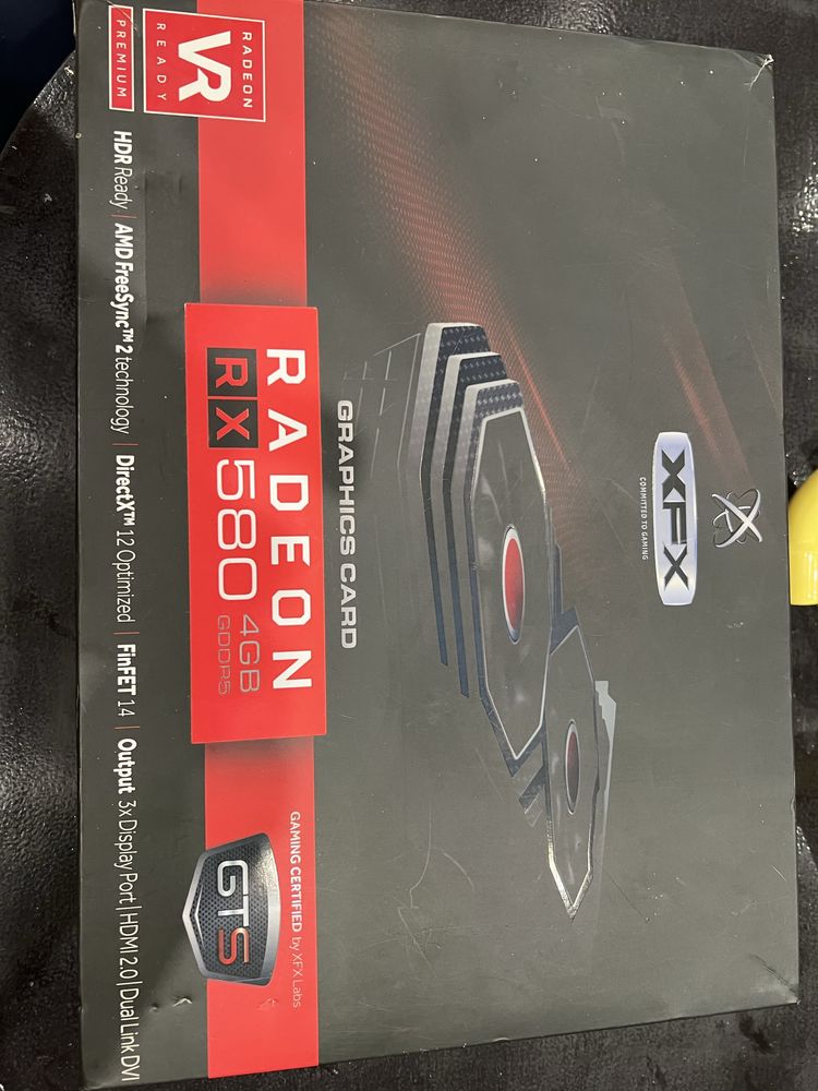 Видео карта AMD Radeon XFX Rx 580 GTS 4gb
