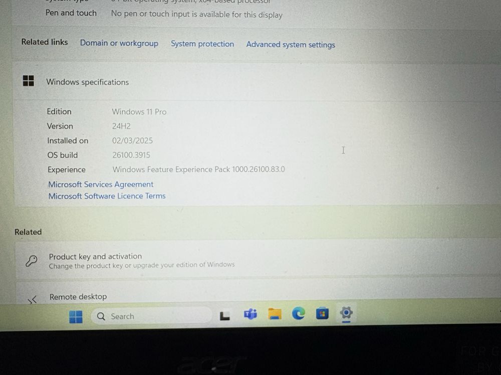 Acer Aspire 7 (A715-42G) risen 5