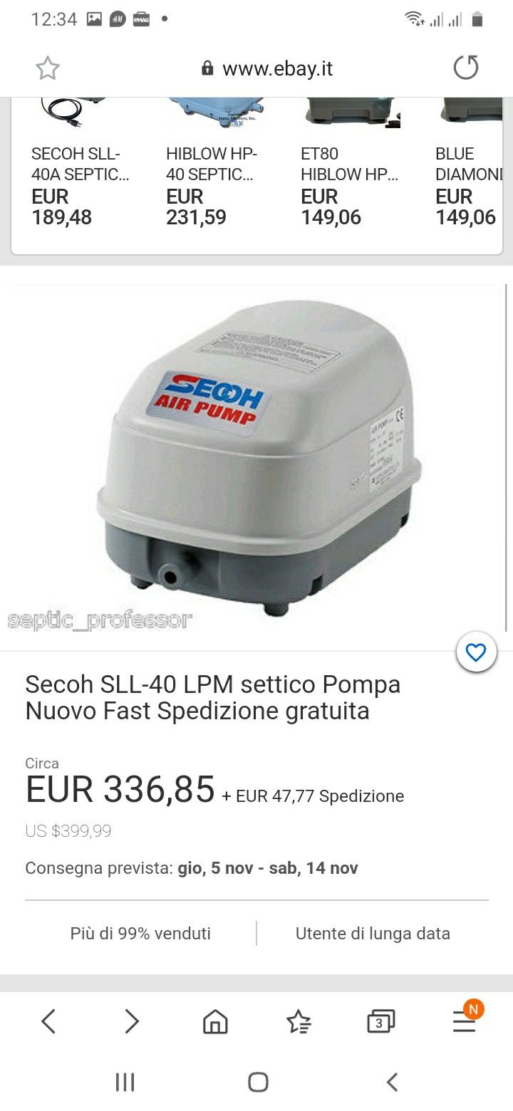 Suflanta  Secoh SLL-40 LPM