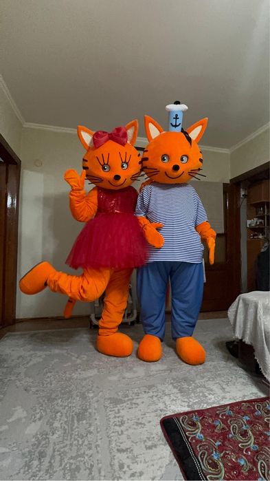 Ростовые куклы. Три Кота. Тедди. Аниматоры. Детские праздники. Костюмы