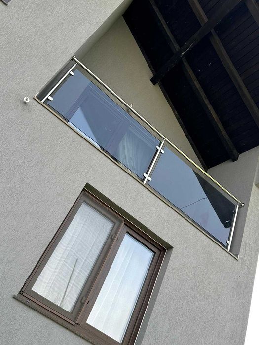 Balustrade din inox și sticlă preț mic.
