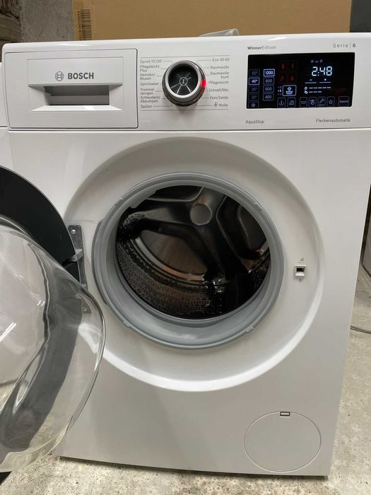 Пералня Bosch Serie 6 WAU28RWIN 6 месеца пълна гаранция 9 кг