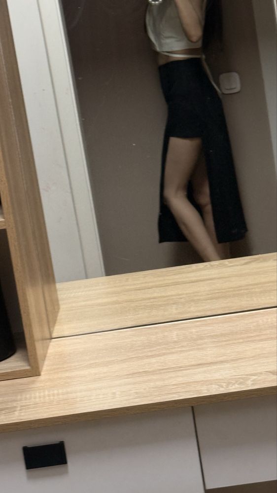 Юбка-шорты с вырезом Zara