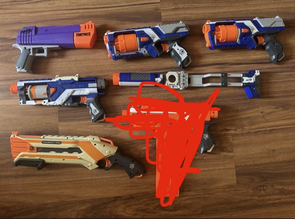 Nerf guns 6 броя