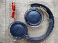 Casti On ear JBL JBLT500BTBLU, Wireless, Bluetooth, Functie bass,  Aut