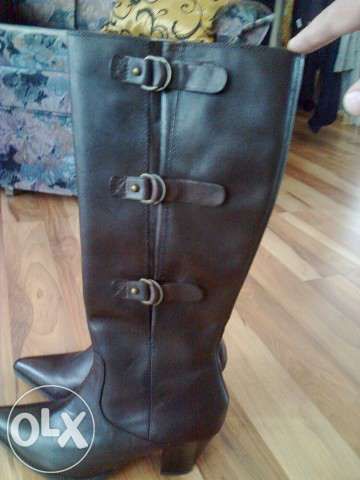 Cizme dama, noi, din piele