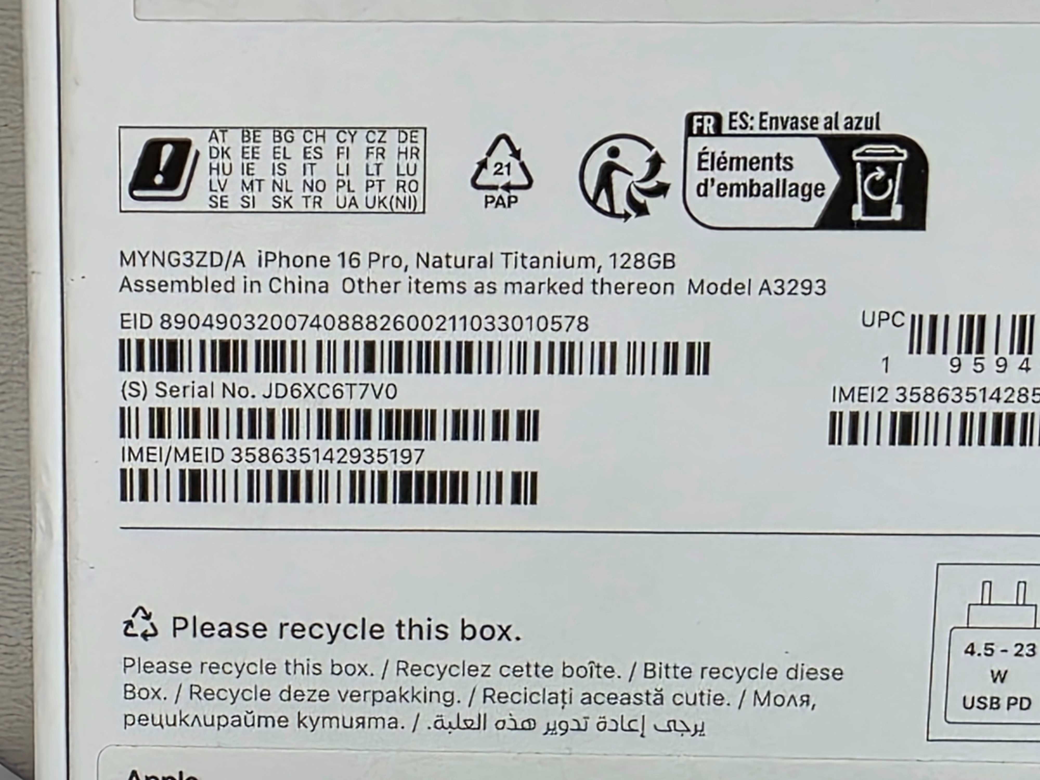 iPhone 16 Pro, Sigilat, Gar. 2 ani - KLI Amanet
