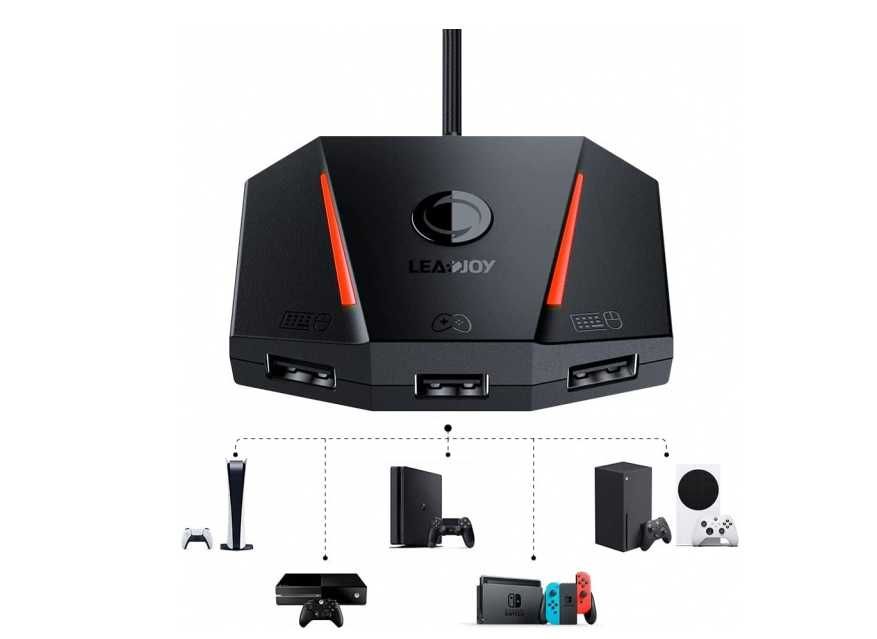 Adaptor Leadjoy VX2 consola PS Xbox Playstation VX2 AimBox