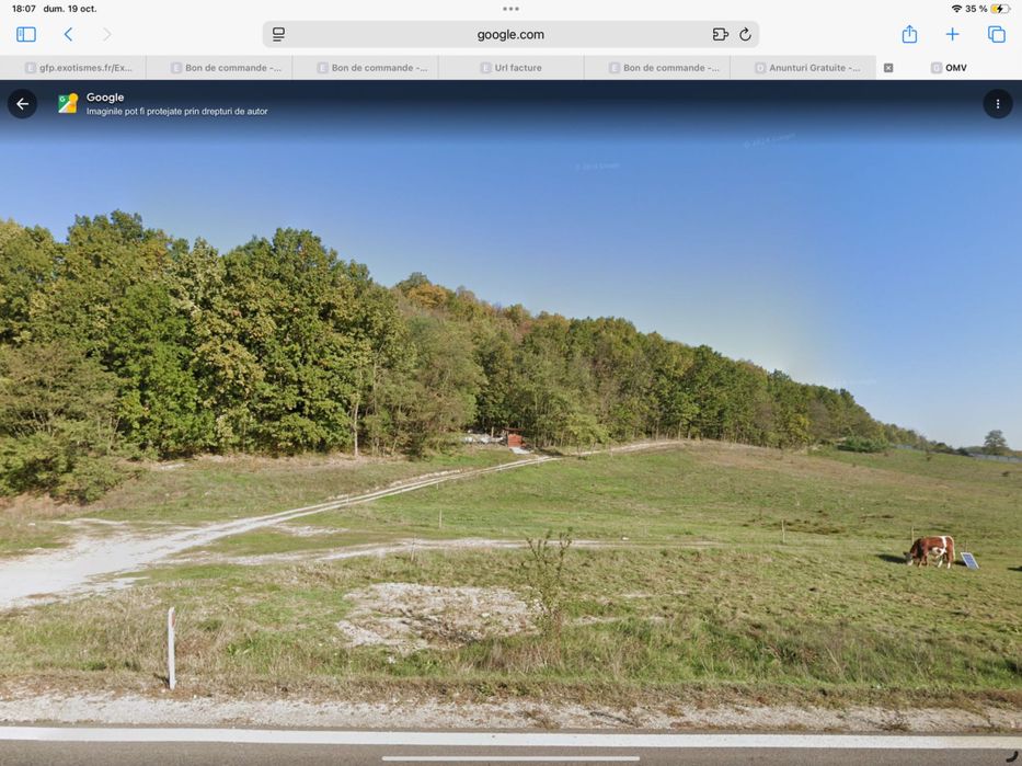 Teren intravilan 42.000 mp cu deschidere la DN7