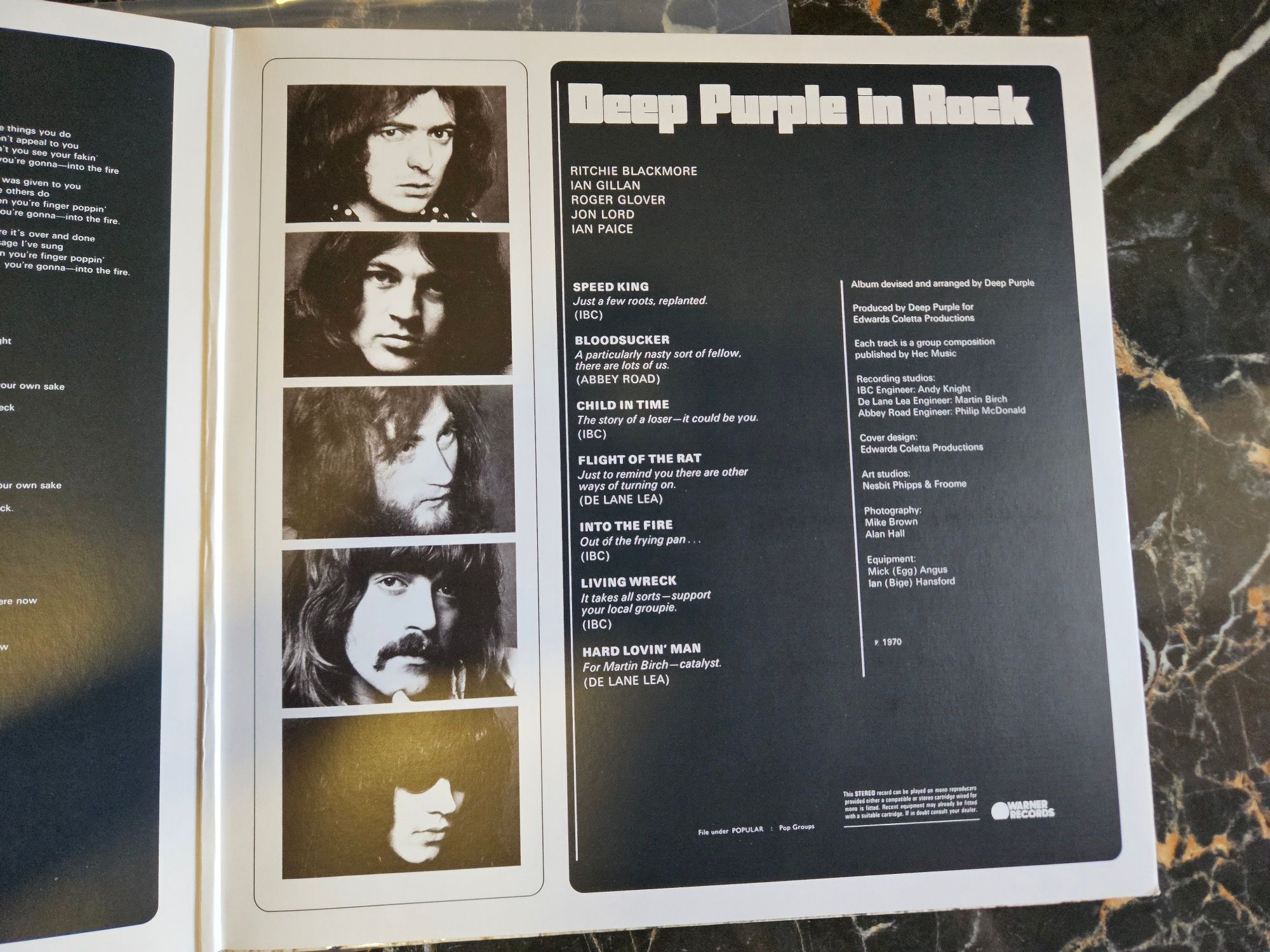 Deep Purple - In Rock / плоча, винил, vinyl