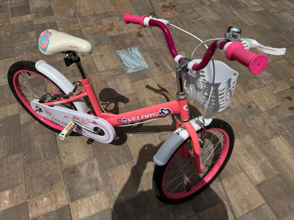 Bicicleta roz 20 inch fete Velors