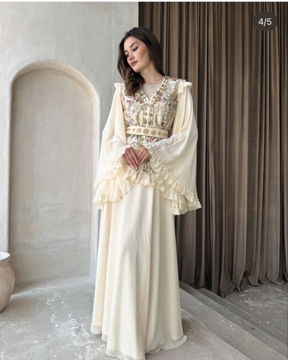 Нежное платье на Қыз ұзату