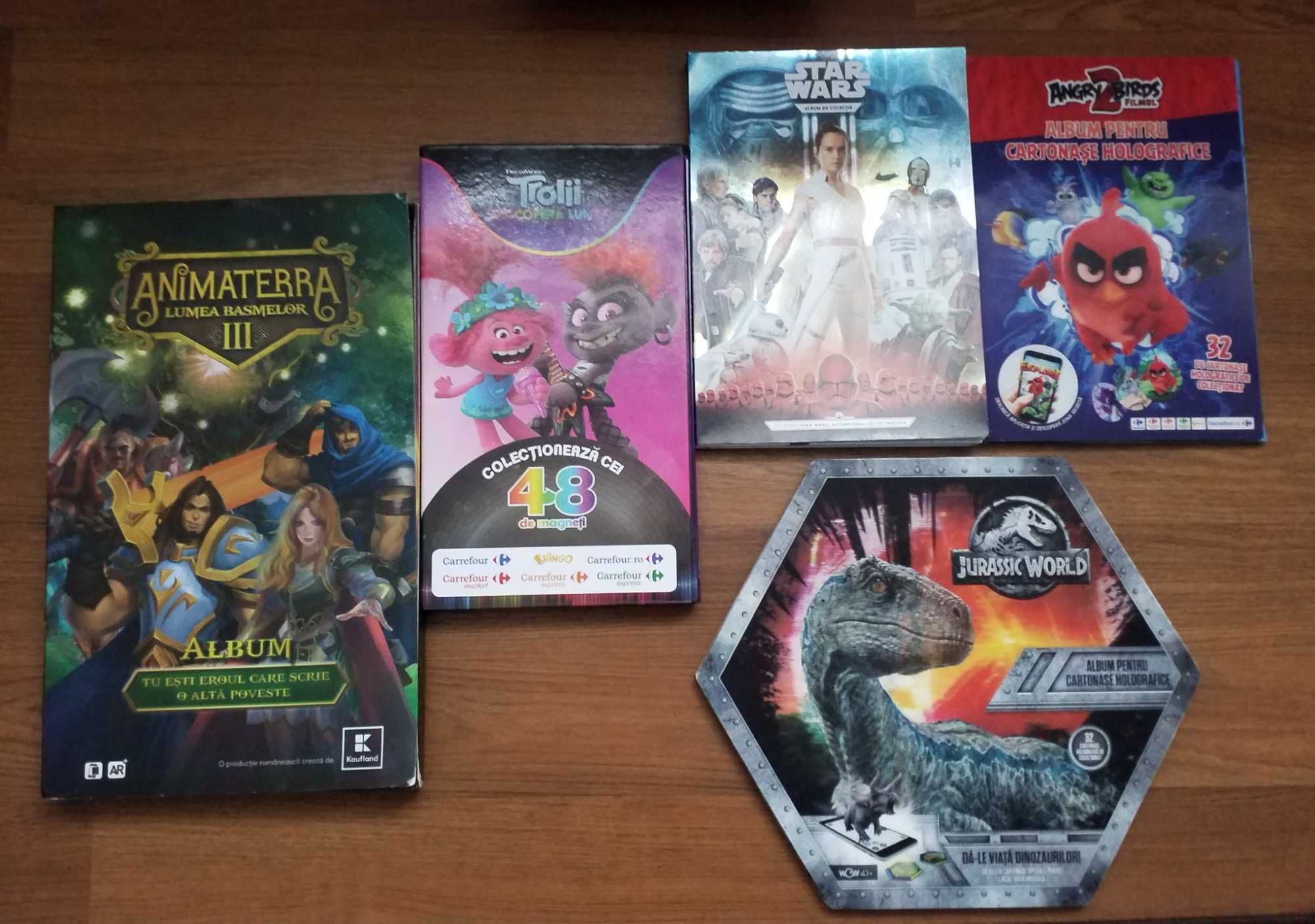 Albume complete Trolii,Star wars,Jurassic world,etc