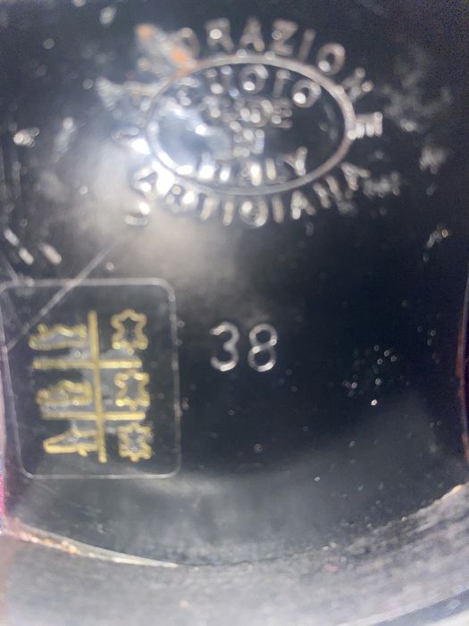 Cizme de piele , mărimea 38