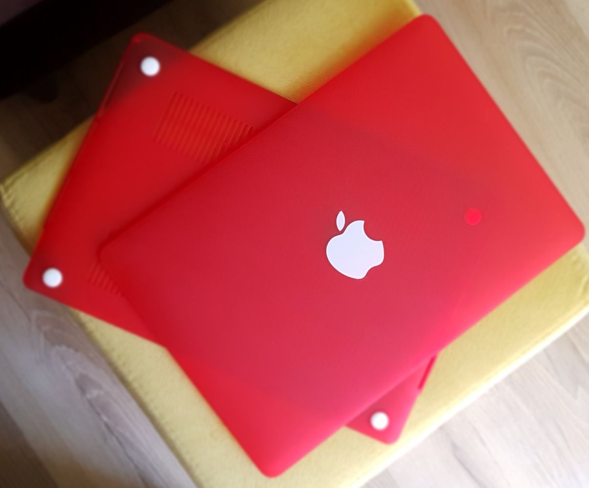 Carcasa Protectie Rosie Ultra-Slim Pentru Macbook