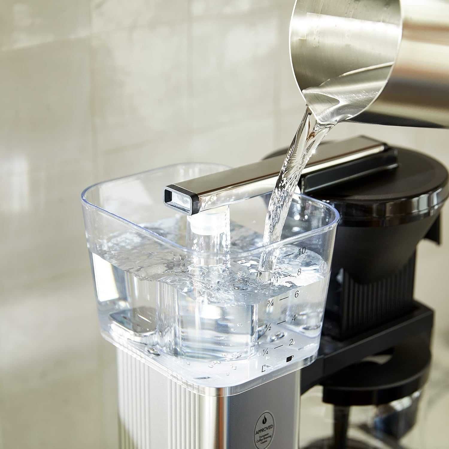 Moccamaster KBGV Select Кафемашина за 10 чаши, бяла, 40 унции, 1.25L