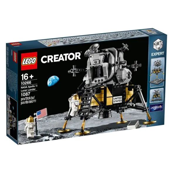 LEGO Creator Expert 10266 Лунен модул NASA Apollo 11 + Лед кит