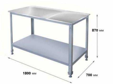 Столы Стеллажи Ванны моечные из нержавеющей стали