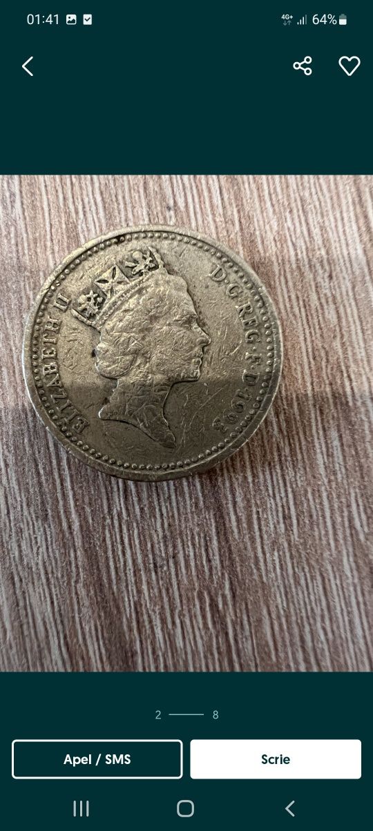 Monedă veche bună de colecție