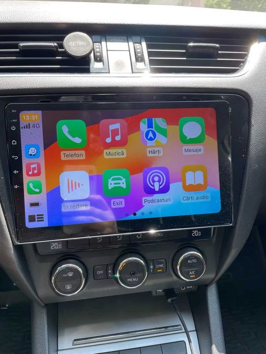 Navigatie android Skoda Octavia 3 CarPlay AndroidAuto DSP SIM GPS USB