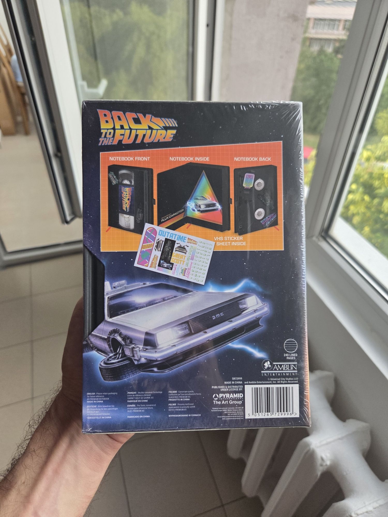 Back to the Future премиум тетрадка - оригинален мърч