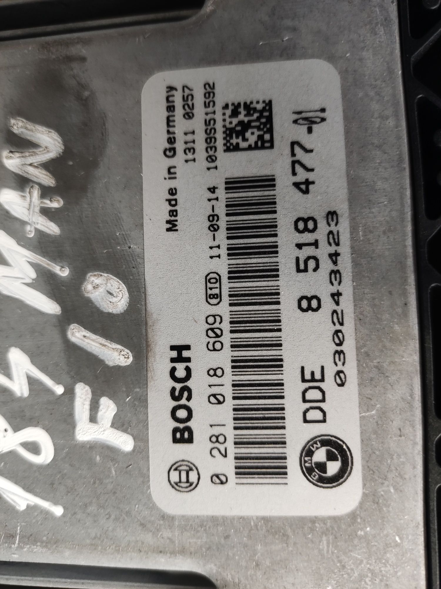 Calculator motor BMW F10 520d 184cp manual