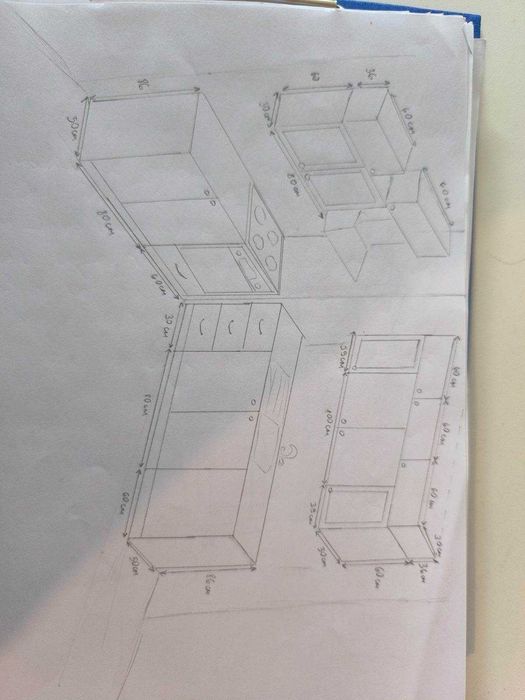 Кухня втора употреба – дървен масив, запазено състояние
