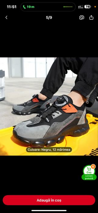 Bocanci cu bombeu metalic 47-48