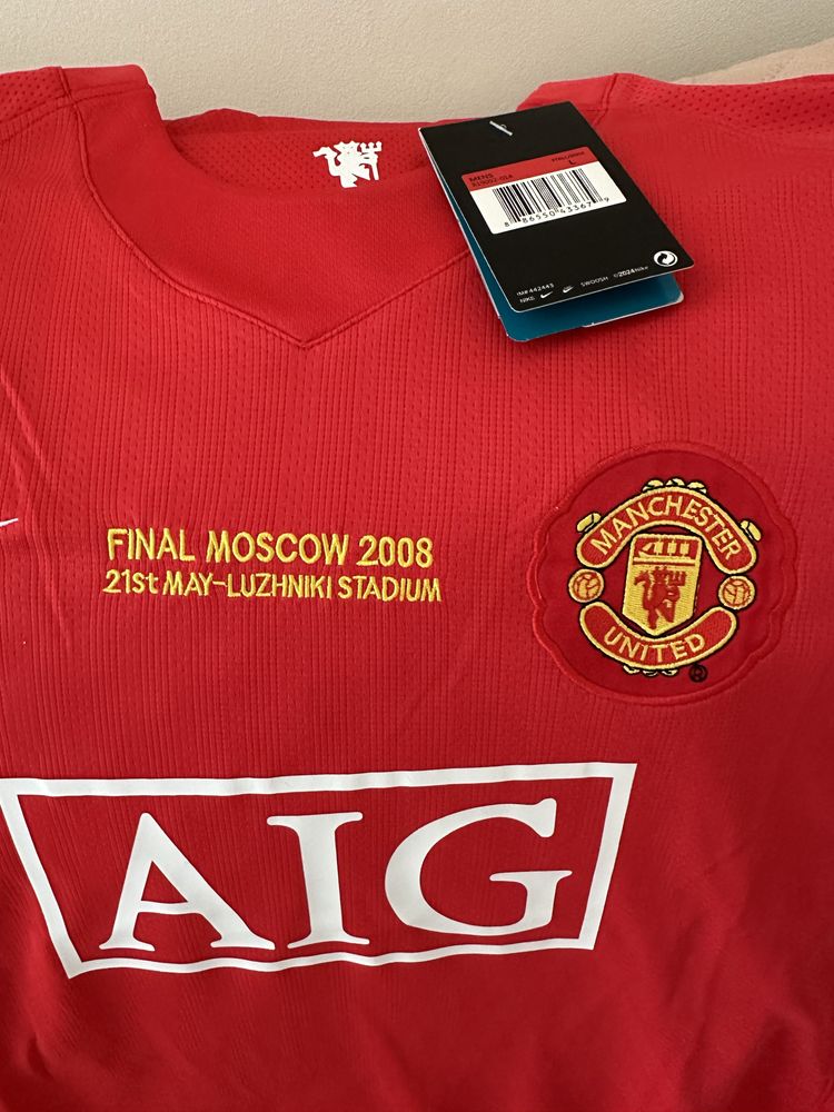 Vand tricou NIKE, Man United, NOU, finala ChampLeague 2008, eticheta L