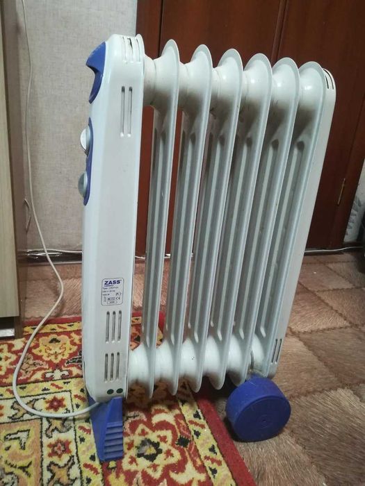 Обогреватель масляный Zass , батарея радиатор