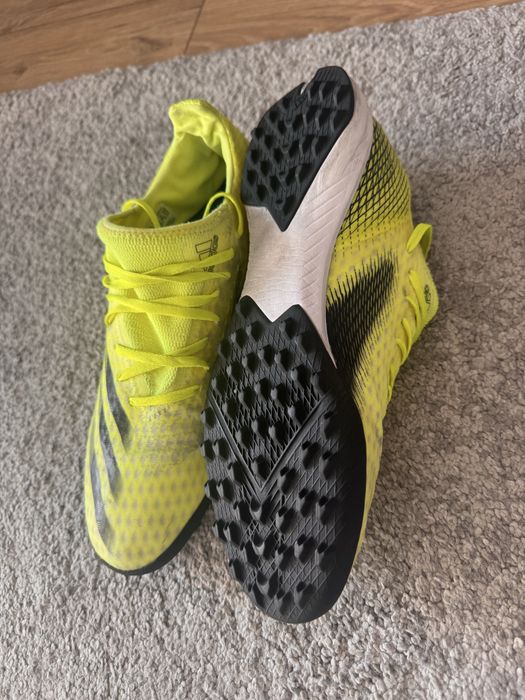 Ghete fotbal Adidas X Ghosted Yellow 44.5