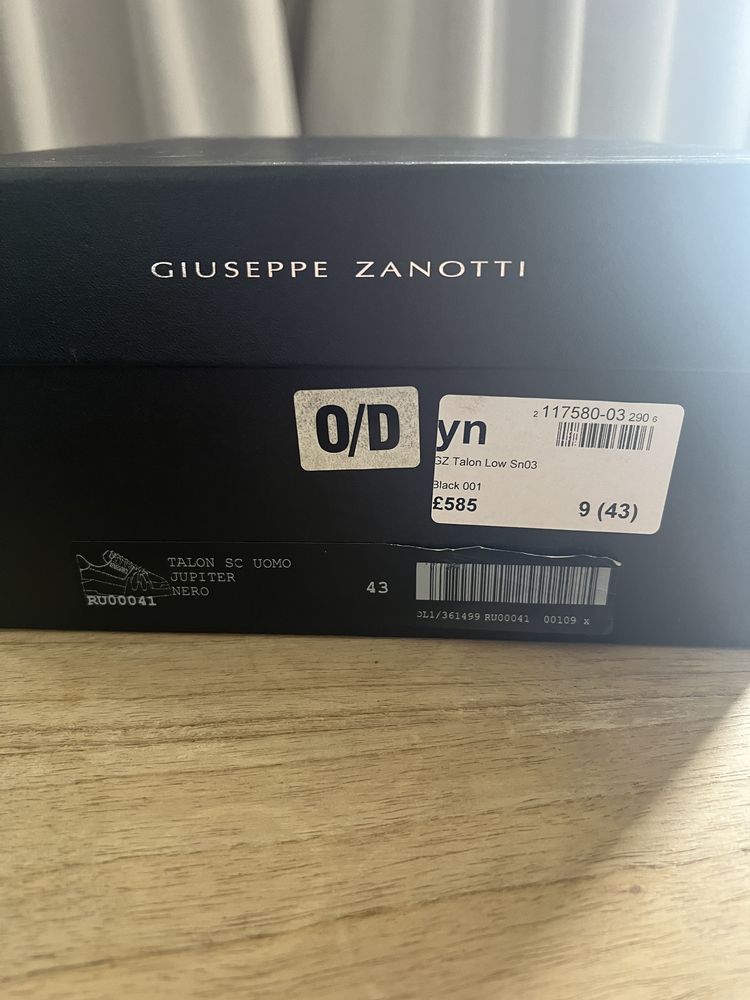 Sneakers Giuseppe Zanotti Talon for Mens