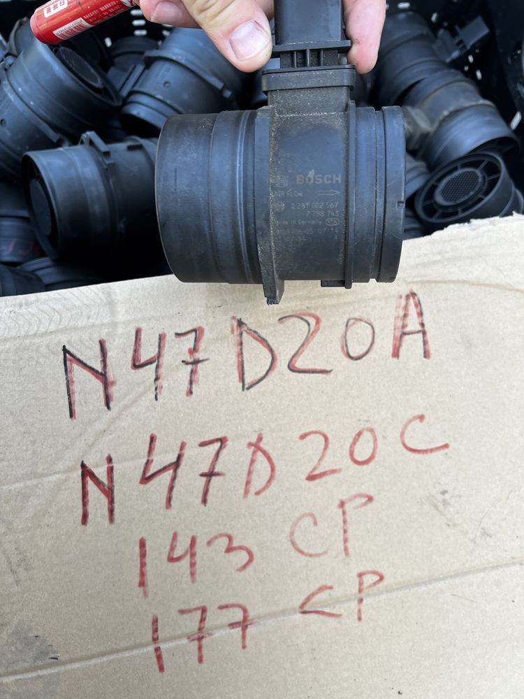 Debitmetru Bmw e90 e91 e92 e93 e81 e87 e88 e82 1.8d 2.0d n47d20