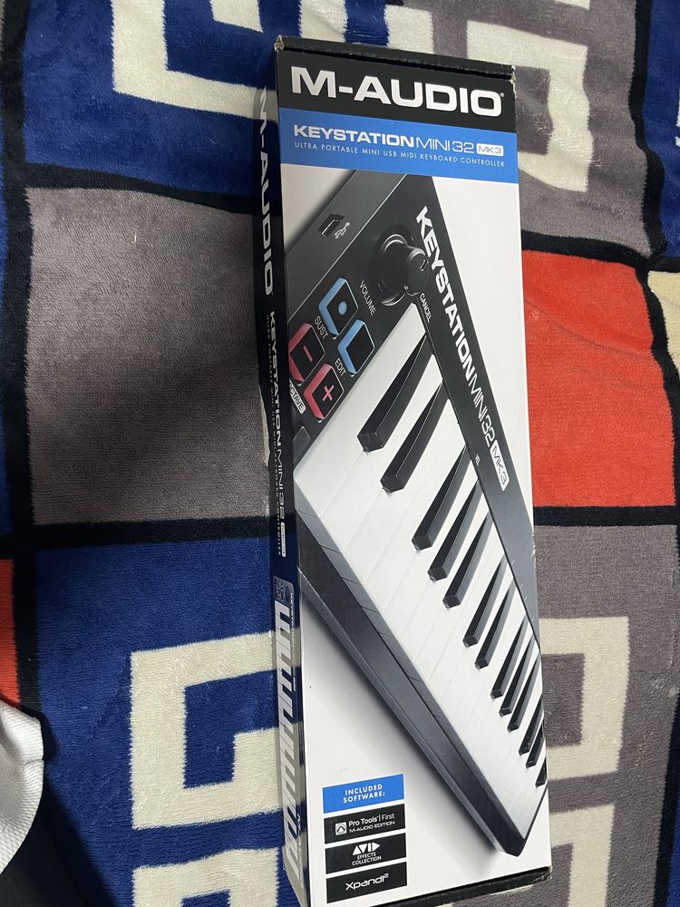 Midi клавиатруа M-audio keystation mini 32