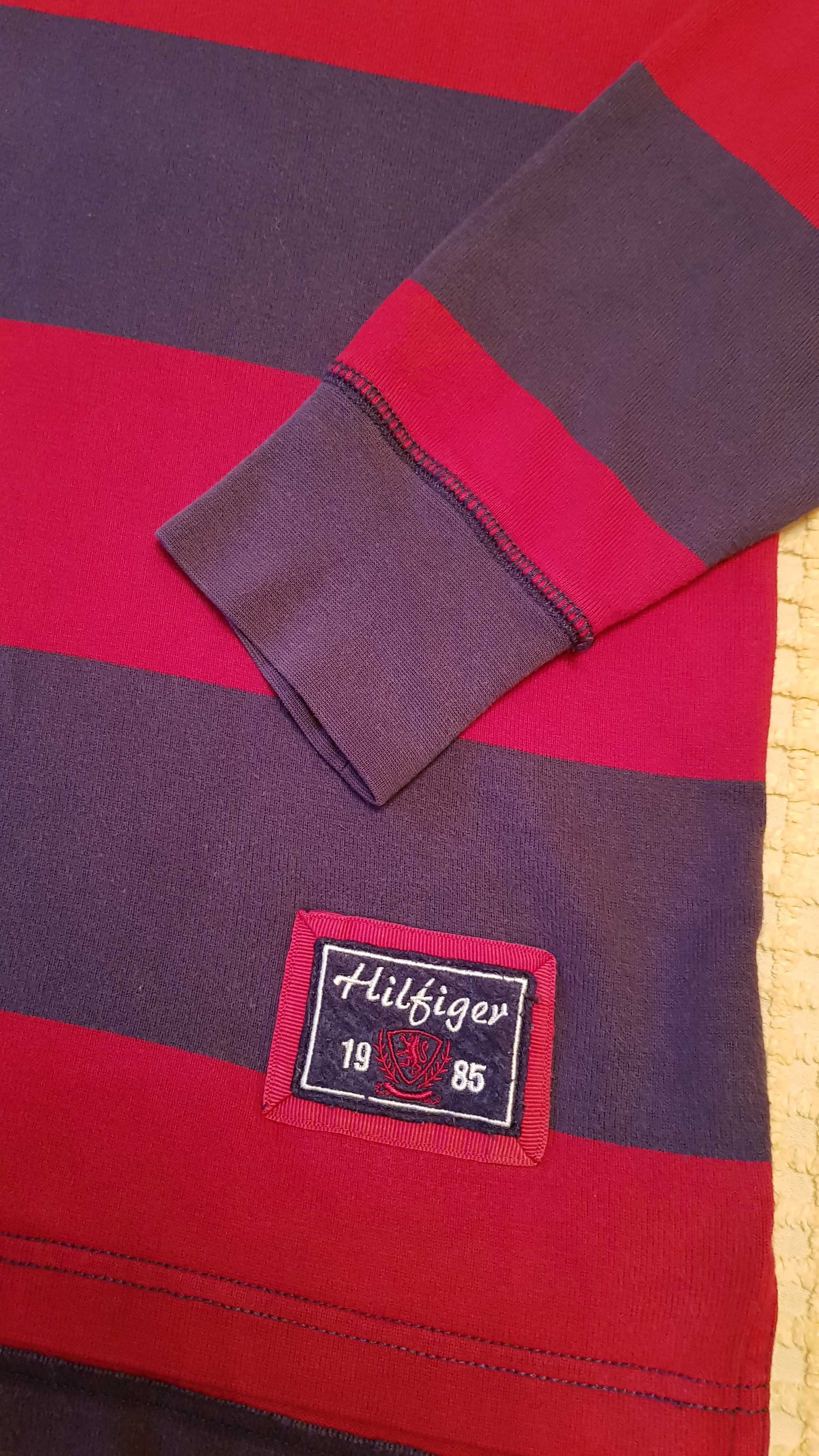 Tricou barbati TOMMY HILFIGER marimea L bicolor 100% bumbac